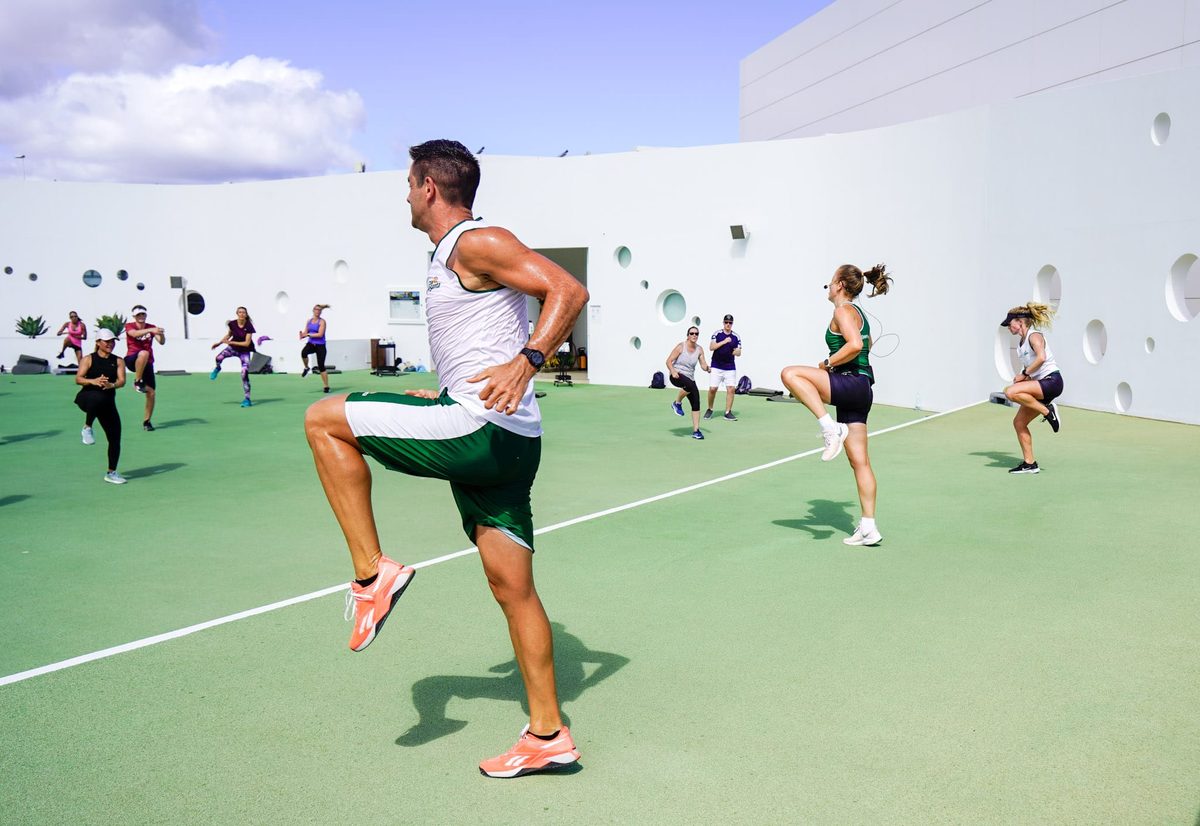 David in action